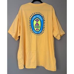 Yellow Lido Beach Florida Size 3XL T-Shirt